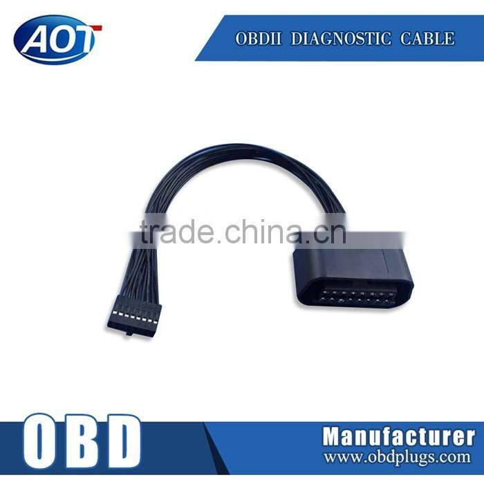Custom J1962 OBD Mazda Female Connector to Housing Cable