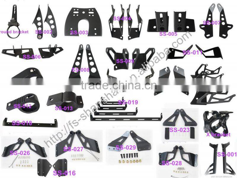 Offroad jeep wrangler truck atv 4x4 accessories led light bar mount