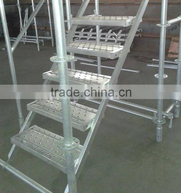 Galvanized steel scaffolding