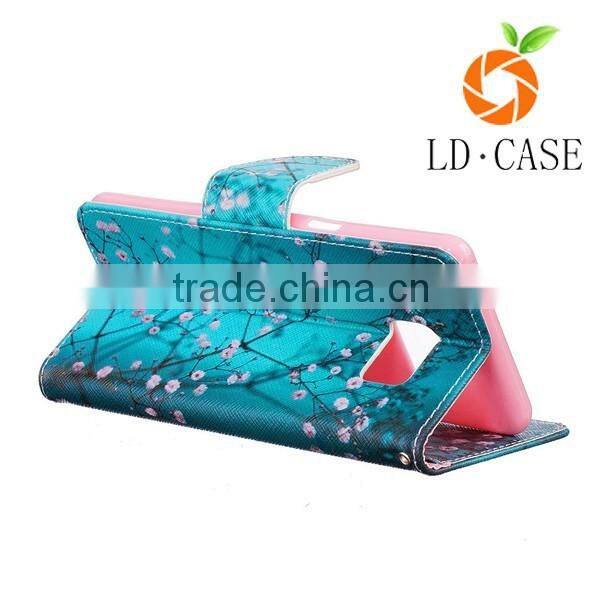 Customized PU Left and right open Blank Sublimation cell phone holster for samsung note 7