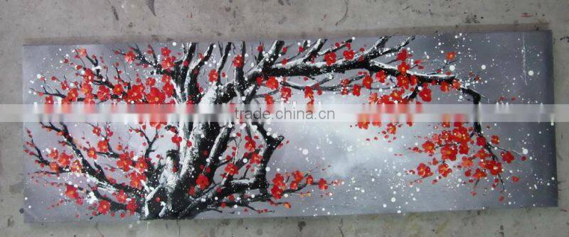 Chinese Painting Abstract Textured Canvas Wall Art