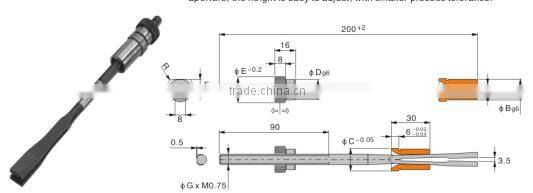 sprung core mold ejector pin