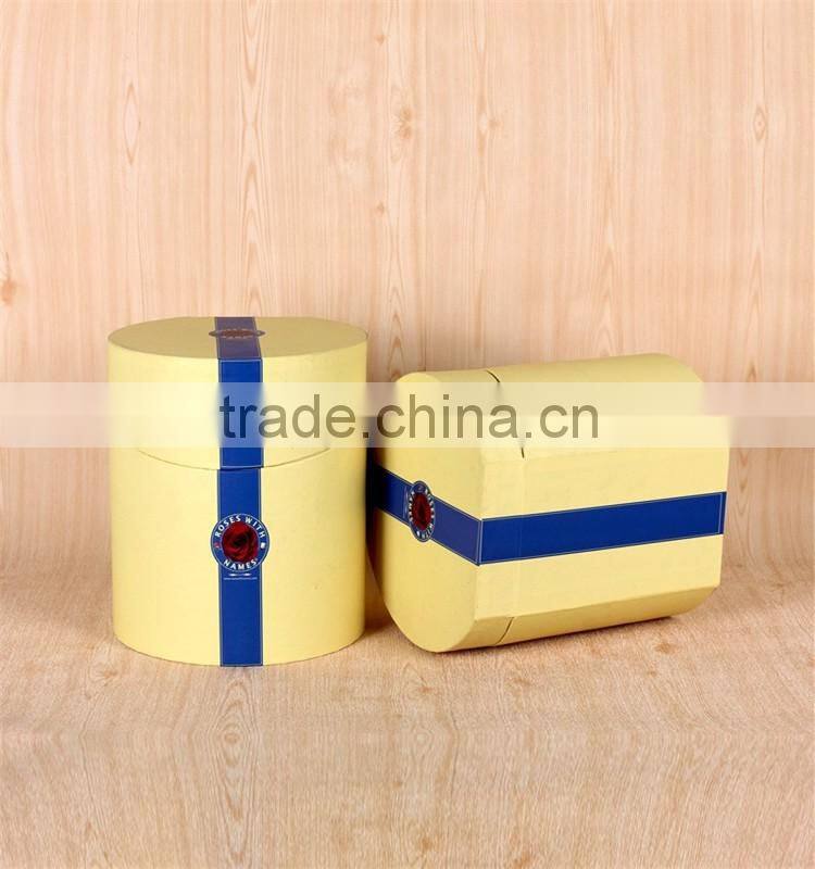 paper tube cans/round paper packaging design/fancy paper gift box