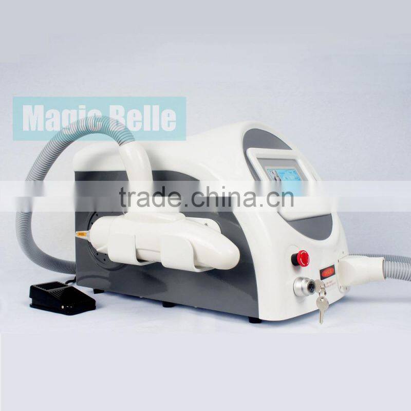 2015 hot new Q Switch Nd Yag Laser Tattoo Removal laser/Q switch nd yag laser/black wawa Salon Machine