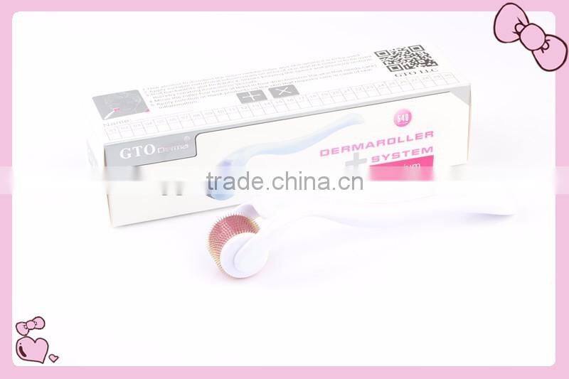 540needles titanium derma roller for hair loss treatment