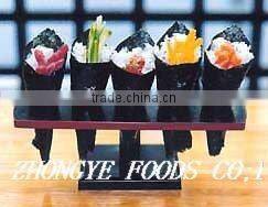 half cut sushi food (roasted seaweed )