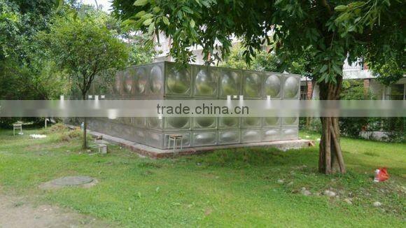 Popular type welding 304 316 stainless steel water storage tank with 1000 litre