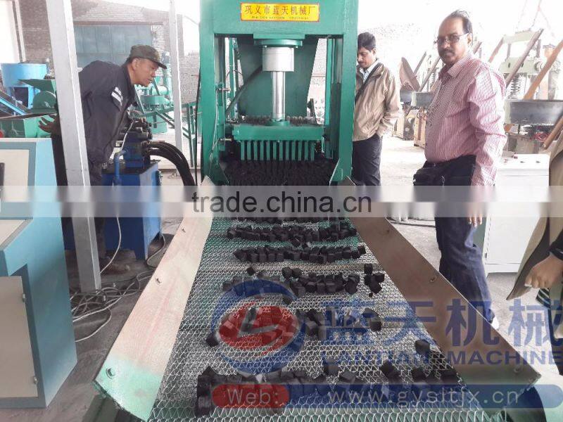Factory Price High Yield Hookah Shisha Coconut Charcoal Cube Making Machine