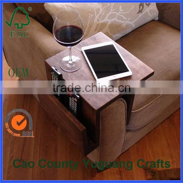 antique recycled wood magazine crafts sofa rack