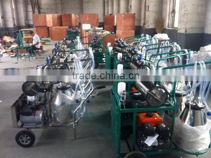 movable milking machine/vacuum pump cow milking machine