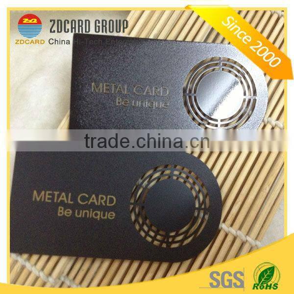 Custom Etching Metal VIP Membership Card