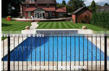 Privacy PVC Fence for Lawn/Galvanized steel tube PVC garden Fence(Guangzhou Factory)