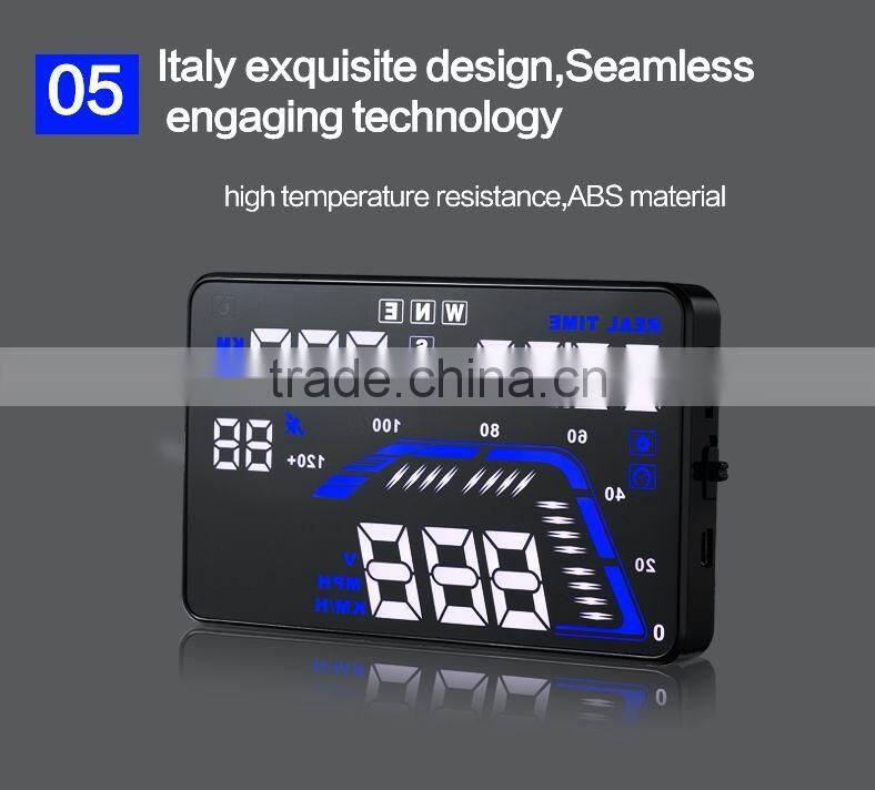 car auto display Q7 multi function monitor system GPS HUD