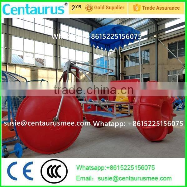 Salt water use 3 wheels water tricycle bike with colorful wheels