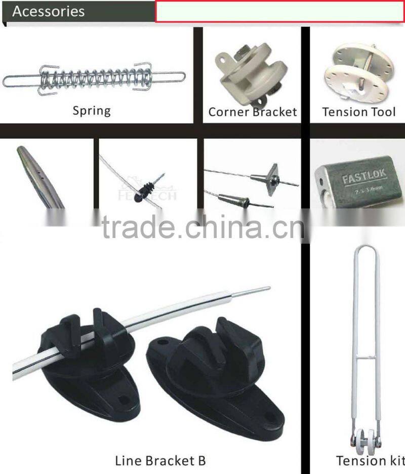 Hongrunzhongda widely used farm electric fence cable, security electric fence, electric wir