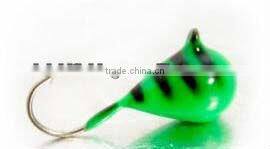 Multicolor Rain Drop Series Tungsten ice fishing jigs