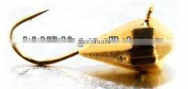 Quality Faceted drop Tungsten ice fishing jig lures