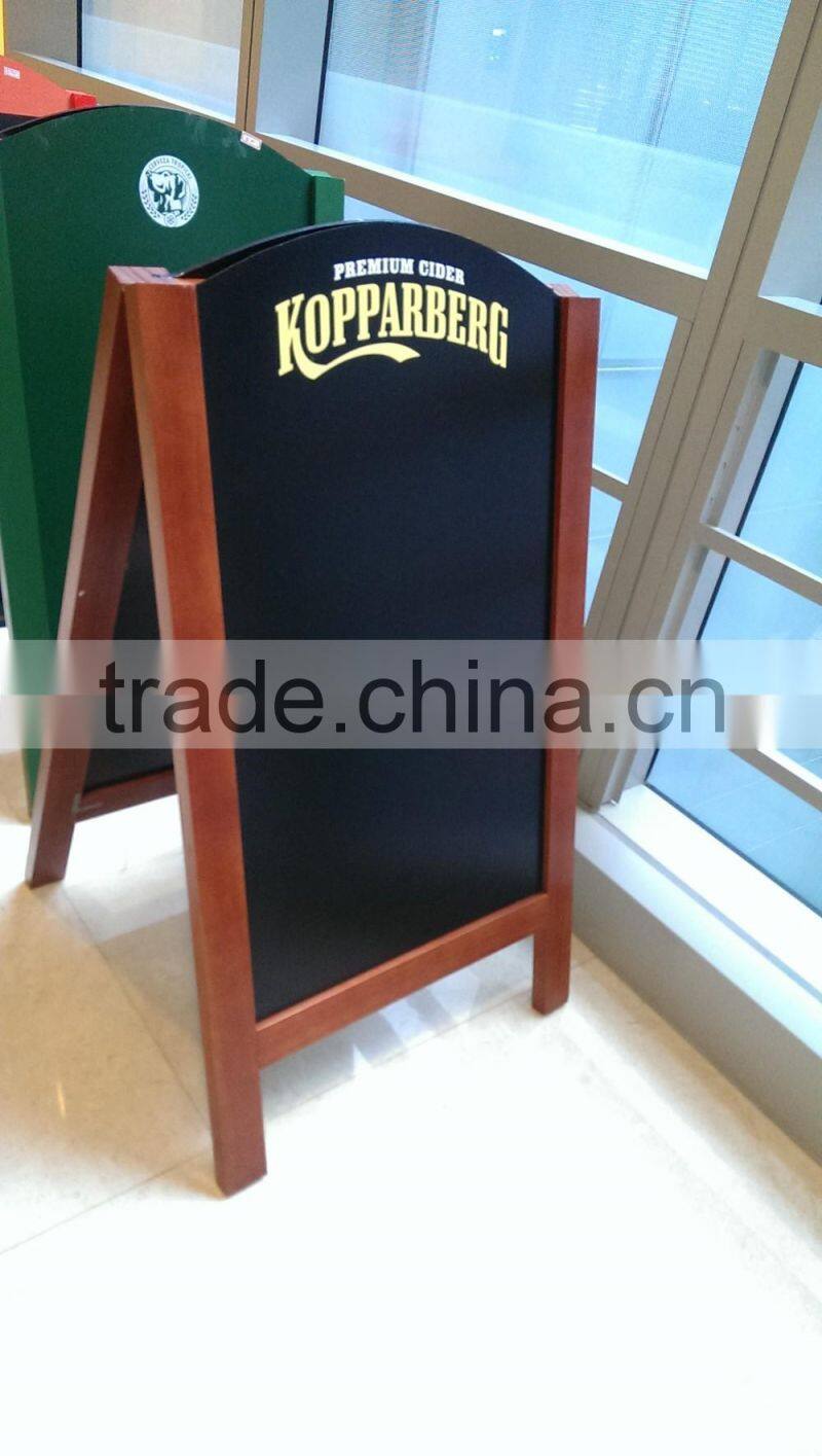 wooden blackboard with FSC