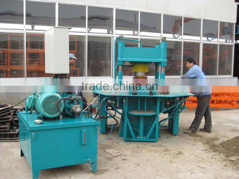 DY150T sand interlocking block moulding machine