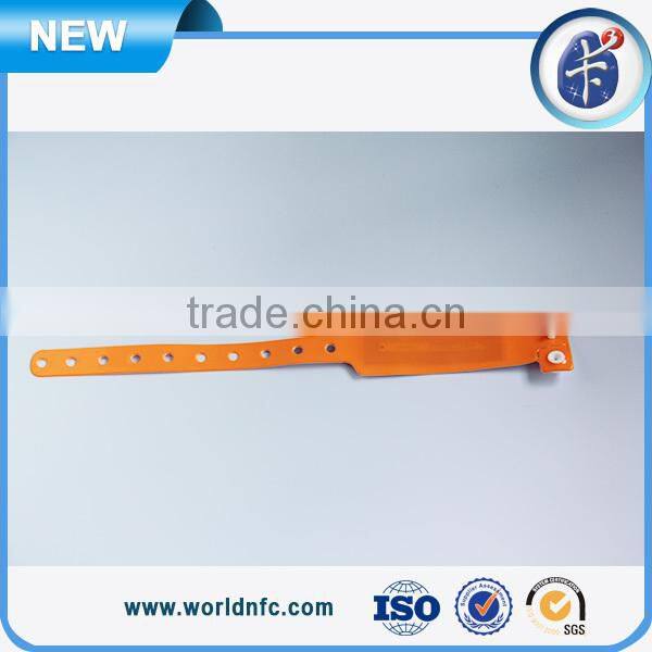 Long Range Adjustable ISO15693 I CODE SLI-L NFC/RFID PVC Wristband