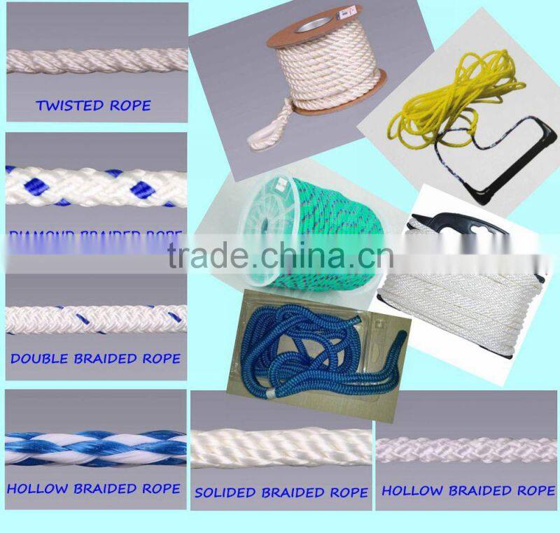 Hot sale 4mm diamond braided nylon rope