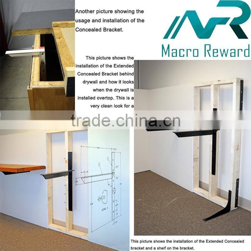 ASTM DIN EN 304 316 Stainless Steel Concealed Hidden Brackets for Warehouse