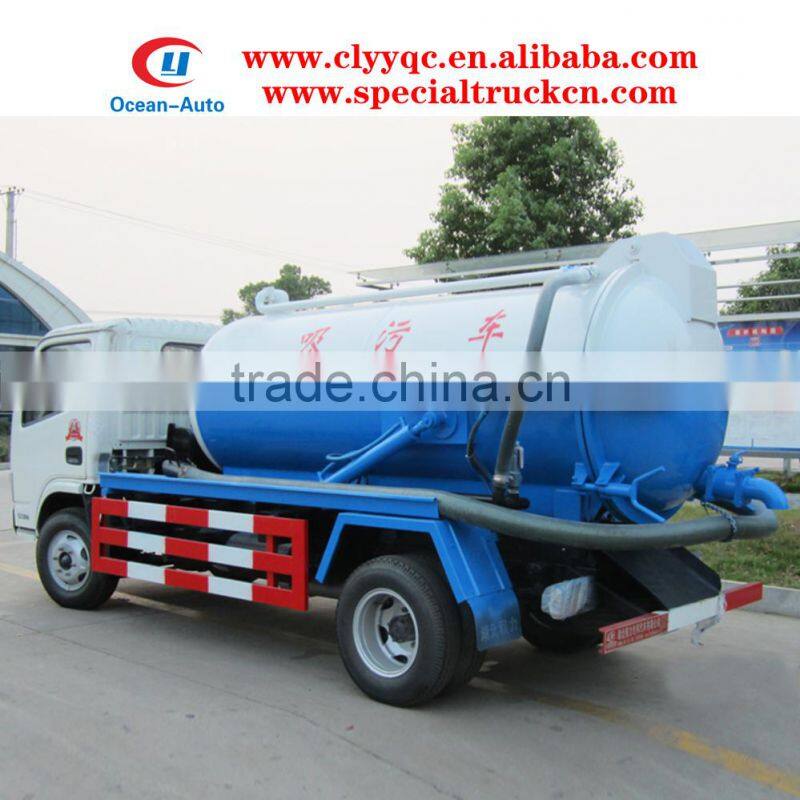 jet vacuum truck, Dongfeng brand 4cbm sewage suction truck