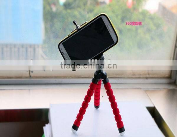 Octopus flexible mini selfie stick phone tripod with stand