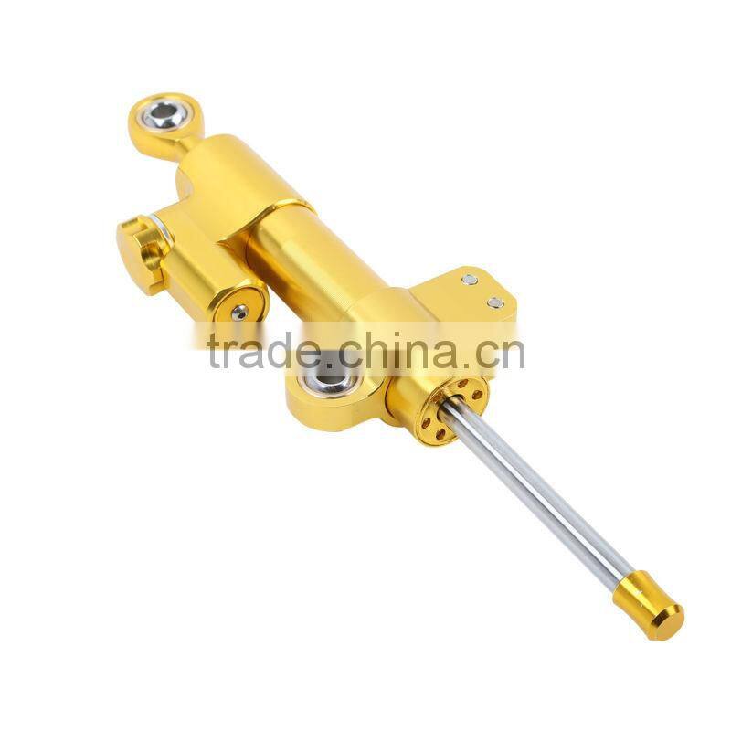 for Universial Motorcycle Adjustable Steering Damper Stabilizer Top Quality Gold