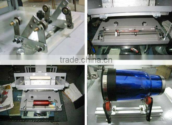 Manual cylinder screen printing jars