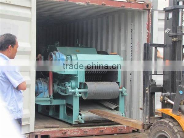 Industrial wood chipping machine drum type wood chipper for sale