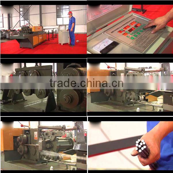 4 to 14mm CNC hydraulic steel wire straightening and cutting machine