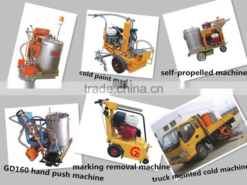 GD hot sales hand push stainless thermoplastic road marking equipment