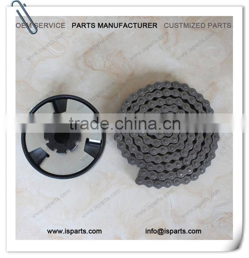 #41/420 chain 3/4" bore 14 Tooth Max Torque Clutch and #41/420 Chain Mini Bike Go Kart Parts