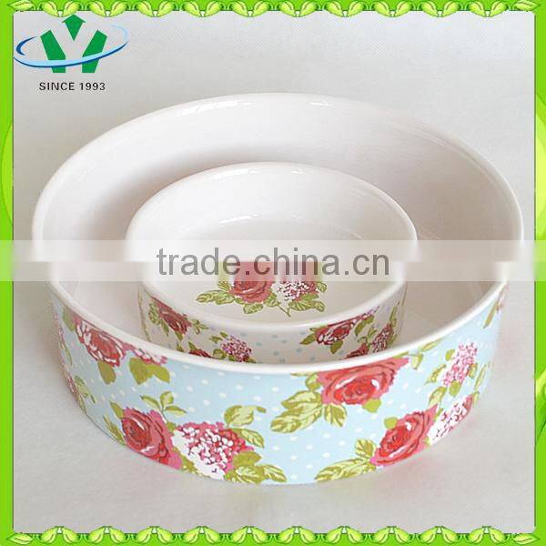2014 New Pet Products From China Ceramic Dog Bowls Wholesale