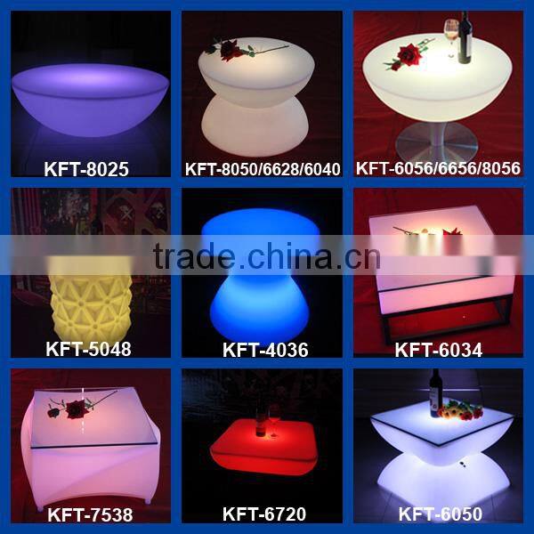 CE ROHS Waterproof Led Low Table led coffee table