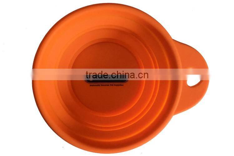 Pet's gift Pure silicone dog bowl