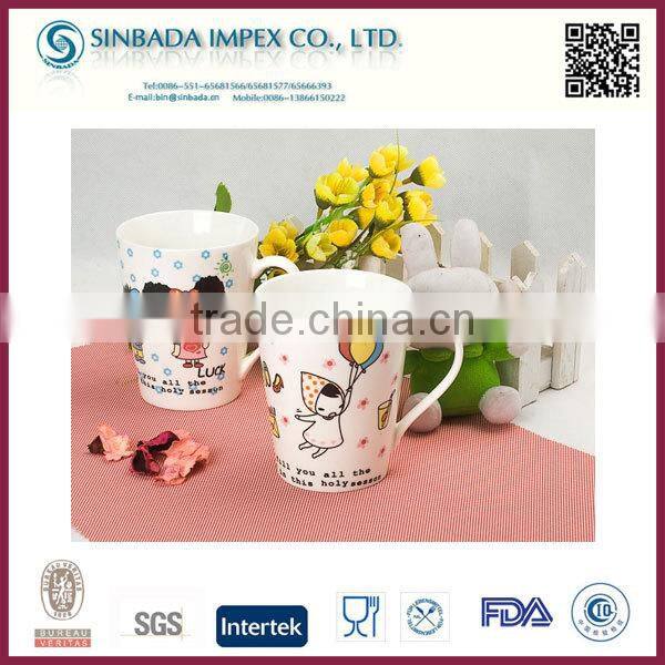 high quality ceramic cartoon mug as ceramic gift items