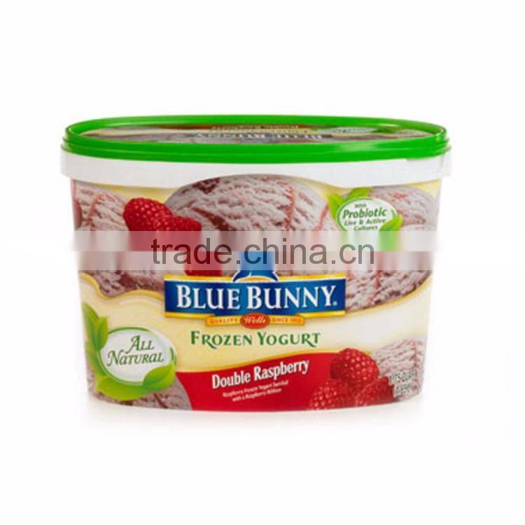 High Quality Wholesale Plastic Cups with Lid, Food Box Container for Yogurt