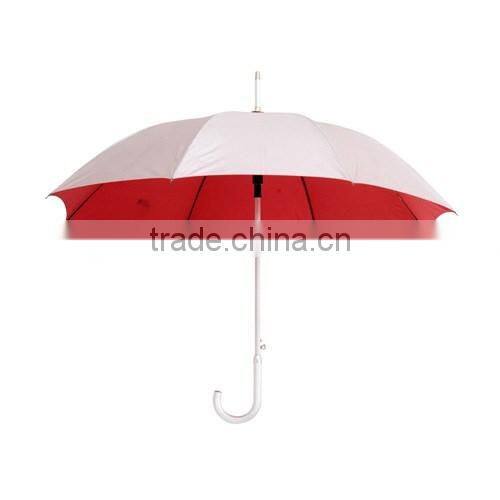 Auto Open Windproof Double Layer Umbrella Advertising Umbrella