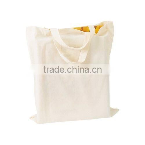 Manufacturer custom natural printing cotton canvas tote handle bags