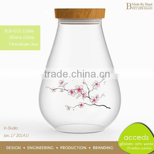 Wholesale Handmade Glass Container For Honey