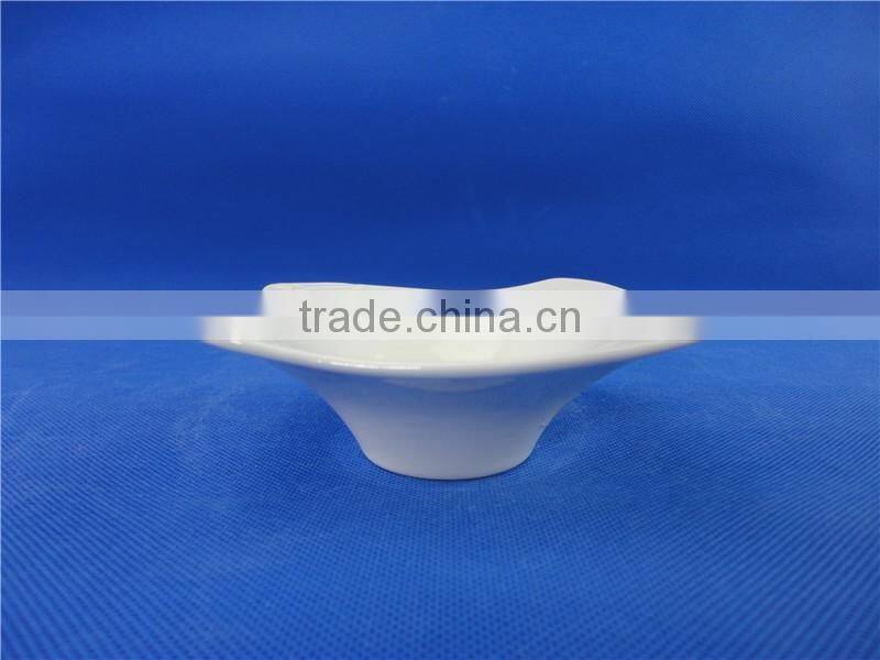 stock small white ceramic dish hot selling ceramic dinner set for children