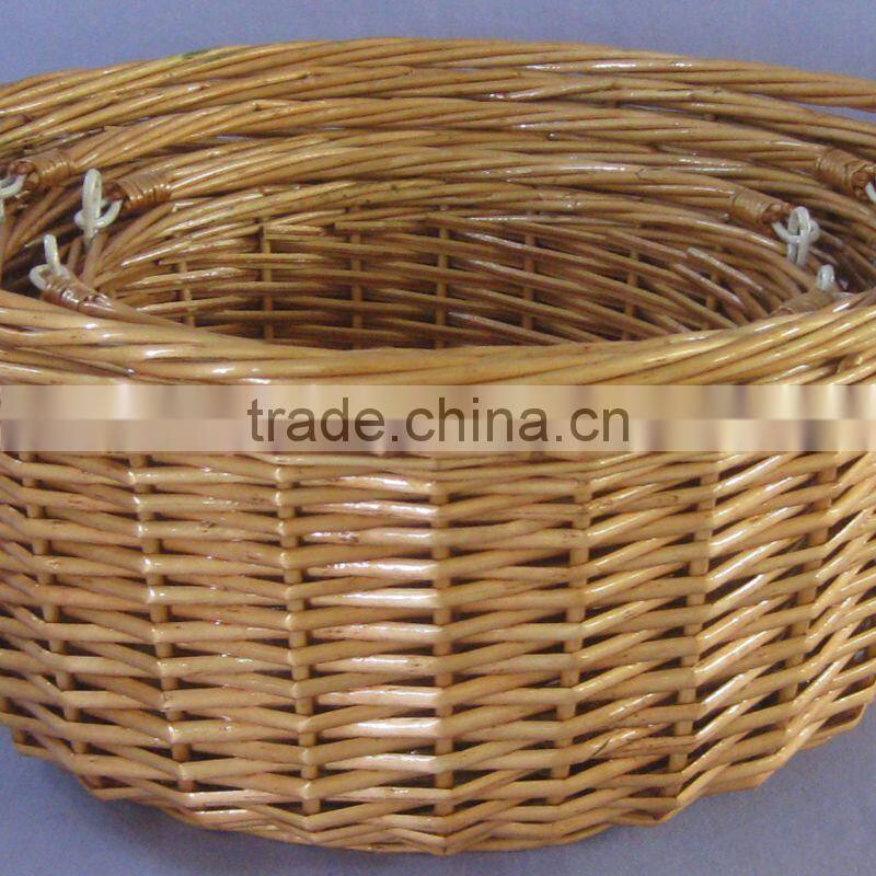 Decorative handmade Willow Flower/storage Basket