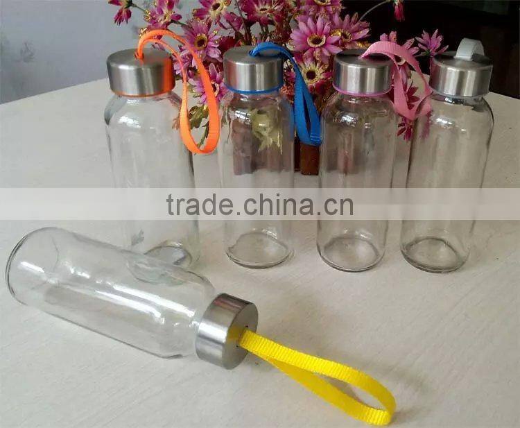 300ml 10oz glass bottle with color printing