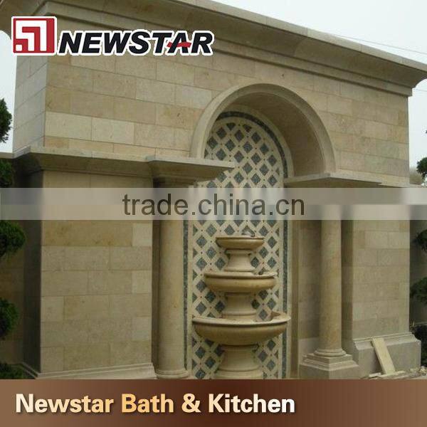 China hot sales top yellow sandstone wall