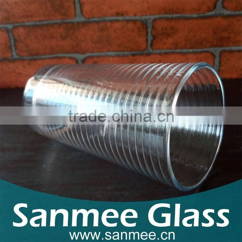 Drinking Glass Cup Low Price Machine Pressed Measuring Drinking Glass Cup