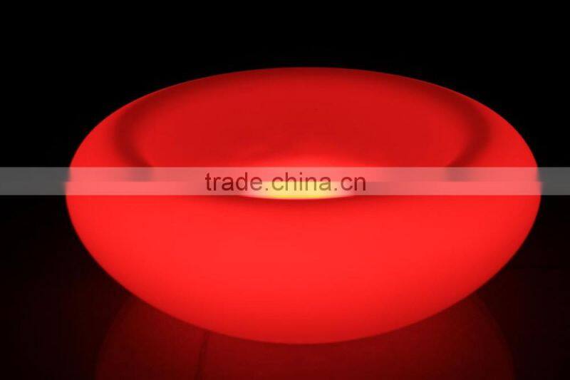 outdoor garden flower pots, garden planter led flower pot, waterproof modern LED flower pot