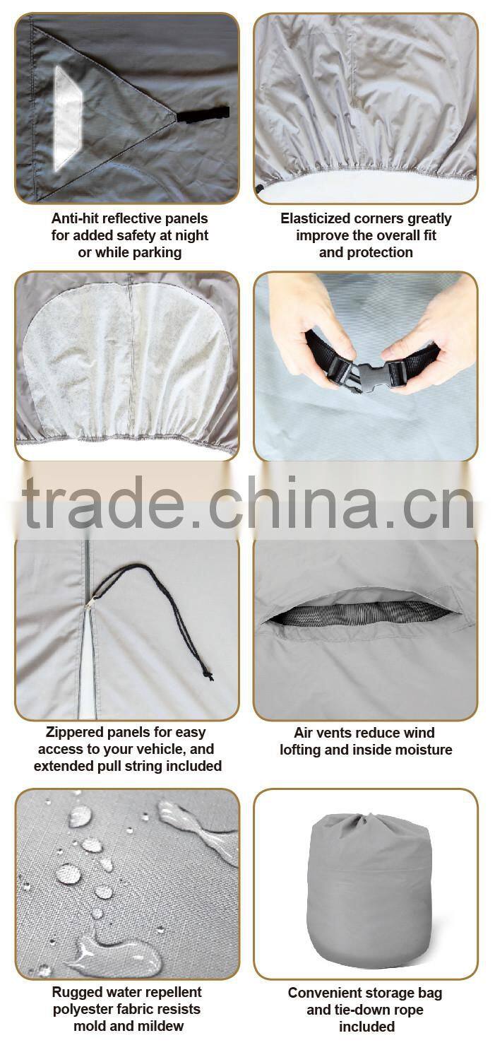 Deluxe 300D Polyester Waterproof Class A Caravan Motorhome RV Cover