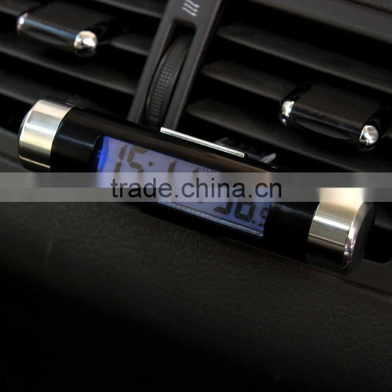 Auto Car clock Thermometer